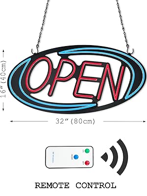Bright Open Sign Led for Window Wall Door Cafe Retail Store Barber Resturant commercial