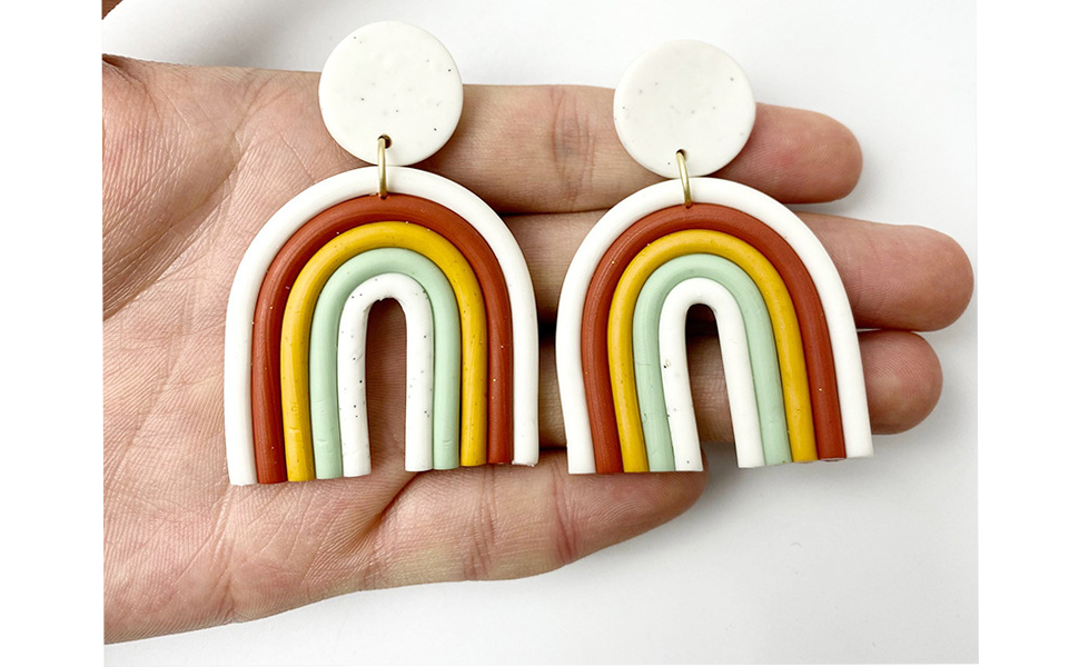 Clay U Shape Earrings