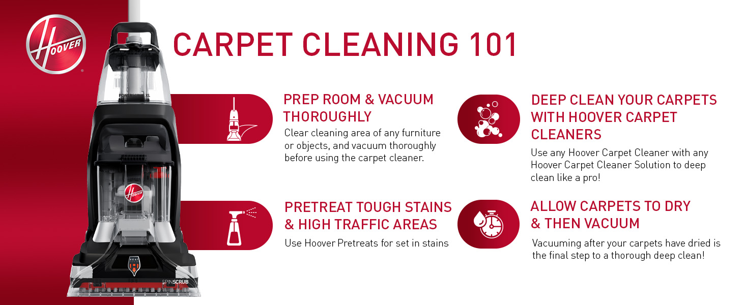 Hoover Powerscrub XL Pet Carpet Cleaner Machine, Upright Shampooer