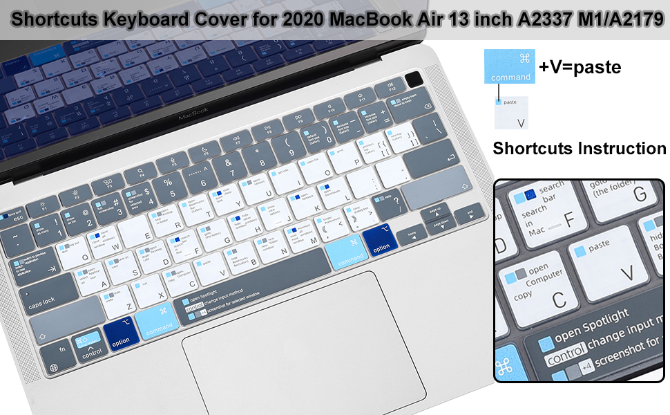 MacBook Air 13 inch 2020 Model A2179 A2337 keyboard cover
