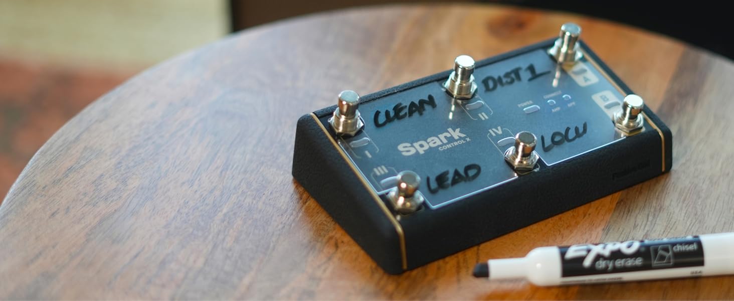 Positive Grid Spark Control X guitar foot switch controller pedal footswitch airstep for amp