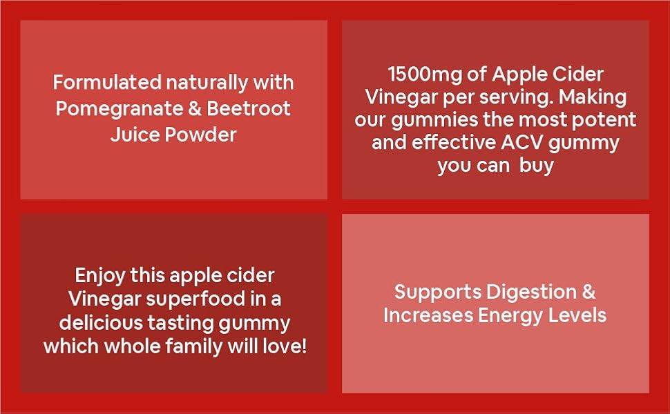 Apple Cider Vinegar Gummies with Vitamin D & E