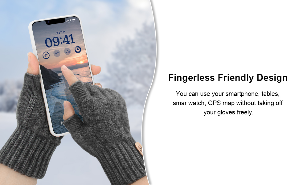 Fingerless friendly design