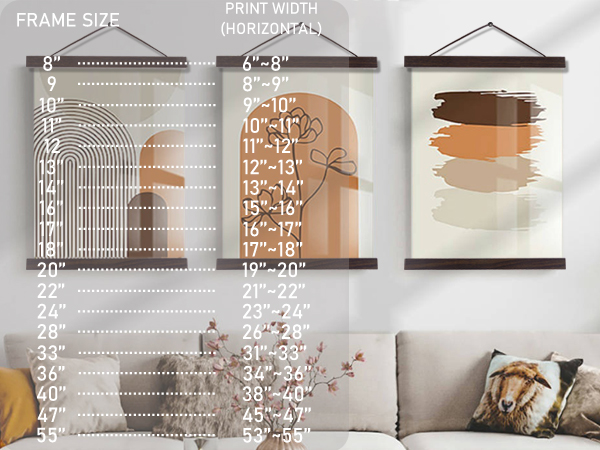 Amazon.com: Artmag Magnetic Poster Hanger Frame, 20x28 20x30