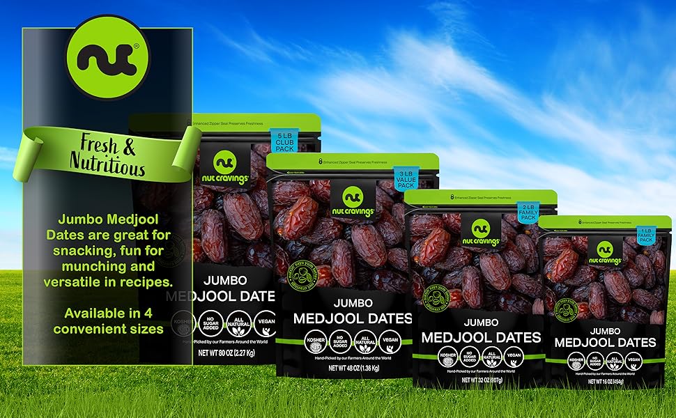 Dried jumbo dates fresh and nutritious