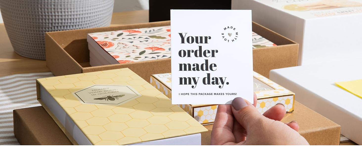Your order made my day, thank you business cards