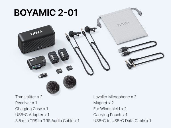その他 boya mic2 Amazon.com: BOYA BOYAMIC 2 Wireless Microphones for iPhone