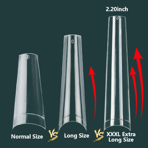 clear square nail tips