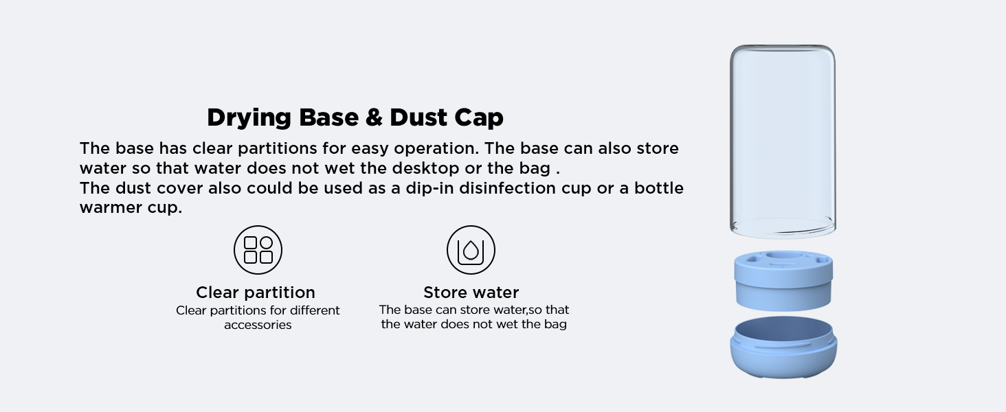 travel bottle brush set