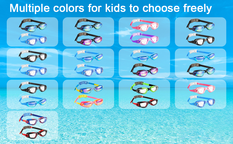 Multiple colors for kids to choose freely