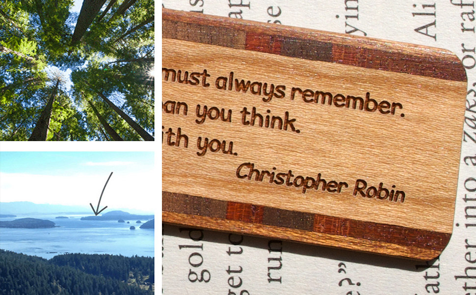 Mitercraft Wood Bookmarks Made by Hand in the USA