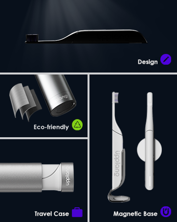 Electric Toothbrush Portable Sonic with Protective Case 