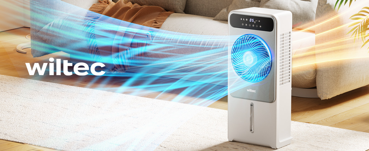 Wiltec Luftkühler 28 W mit Wasserkühlung - mobiler Air Cooler für Outdoor-Verwendung mit Fernbedienung und 12 Geschwindi C2932b09 A2be 49b0 Bb23 5e5dd8979817. CR0,0,1464,600 PT0 SX1464 V1