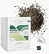 Rishi Tea Jasmine Green Tea - Herbal Tea Bags, Contains Caffeine, Jasmine Green Tea Bags, USDA Ce...