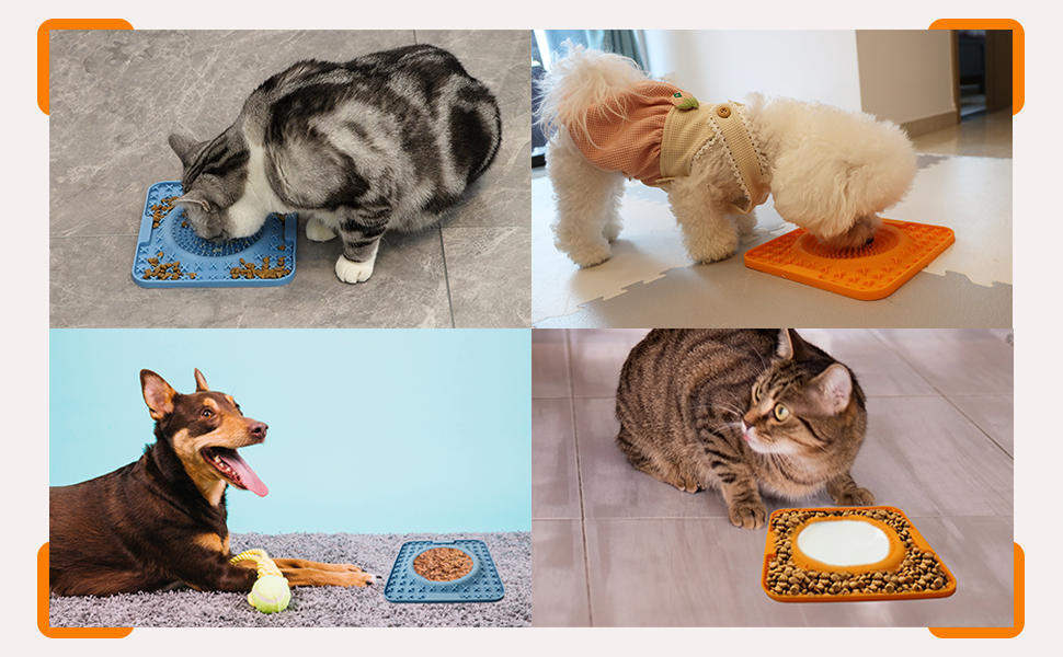 Lick Mat for Dogs and Cats Food Grade Silicone Dog Lick Pads Fun