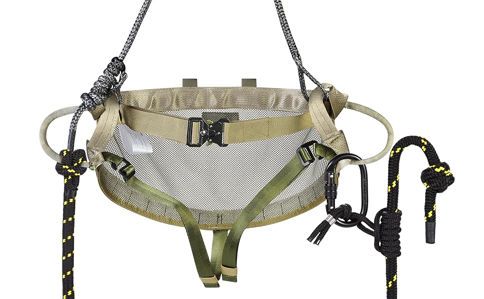 HUNTARMOR Lineman's Rope, Linemans Climbing Rope Tree