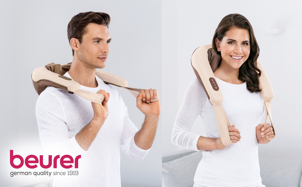 Beurer MG153 4D Massager With Heat Function, Simulates The Relaxing ...