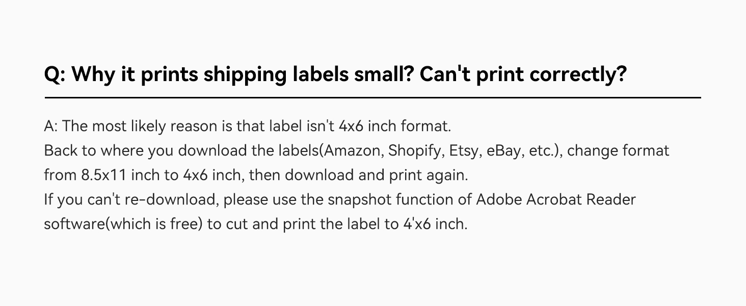 shipping label printer