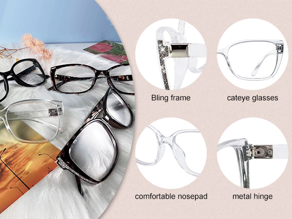 Amazon.com: AEZUNI Designer Reading Glasses for Women