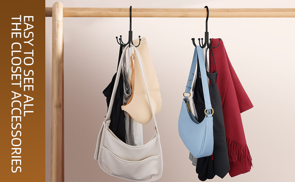 ZEDODIER Belt Hanger, Belt Rack Closet Accessories