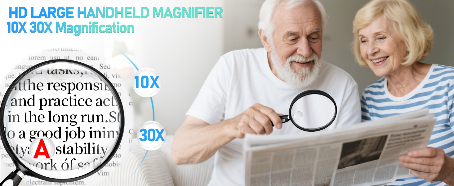 magnifying glass for reading