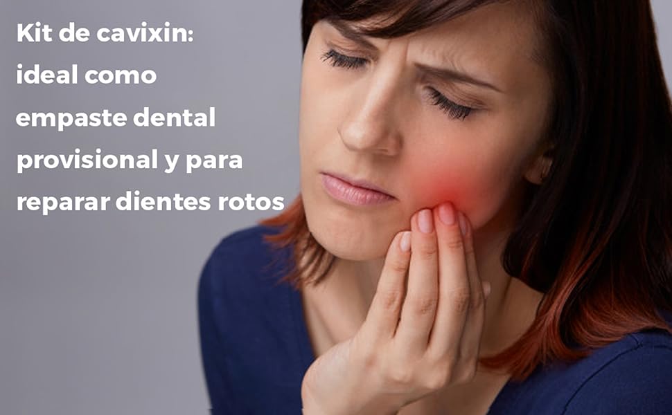 Dulàc CAVIXIN Kit para Empastes Dentales Temporales, Dispositivo