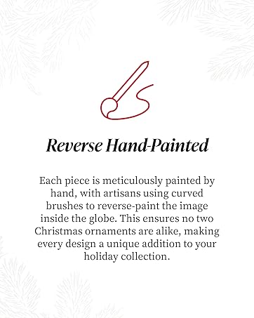 Art Studio Company, Christmas Ornaments, artisan-crafted, hand-painted blown glass ornaments