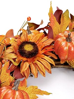 Amazon.com: Sggvecsy Fall Wreath - 22'' Autumn Front Door
