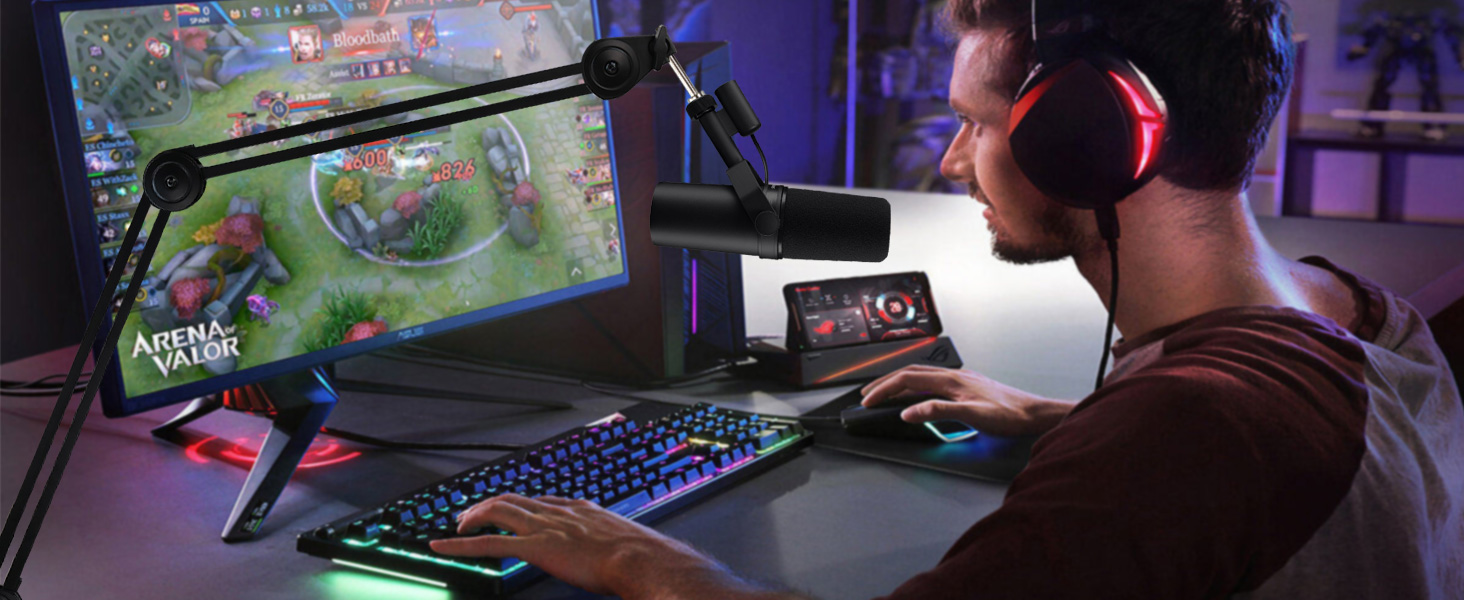 mic boom arm for gaming