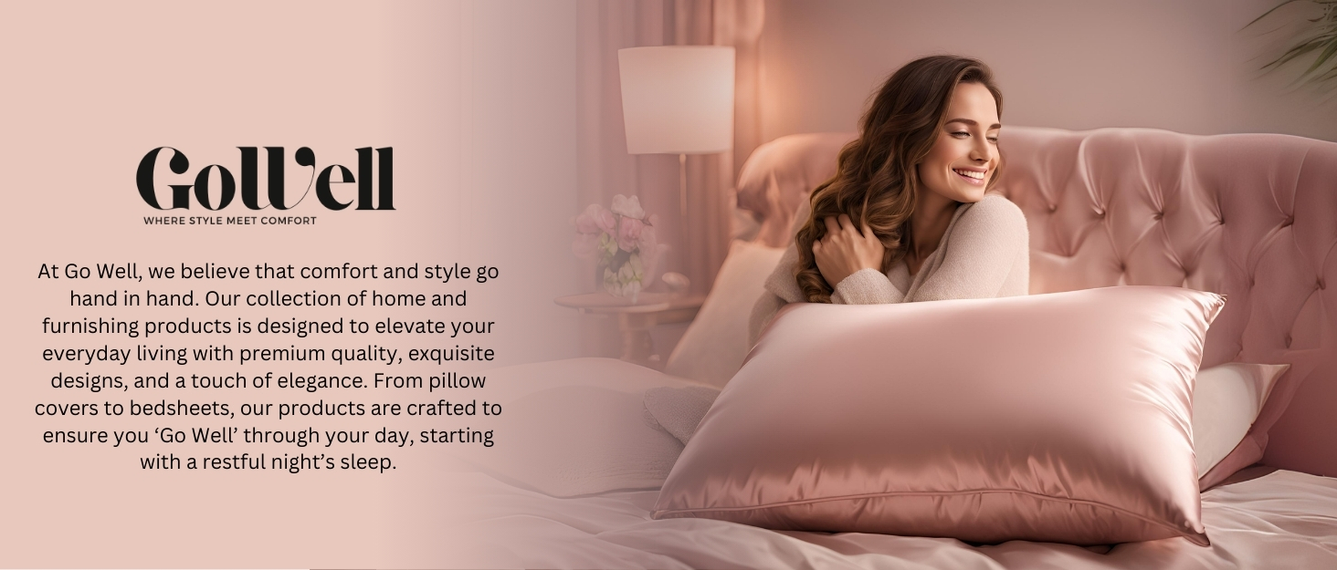 Go well Solid Satin Silk Pillow Covers Pack of 2 f... 3 1