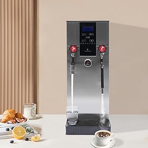 Commercial Milk Frother, 2.3KW Automatic Steam Boiling Water Machine