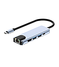 Amazon | USB C ハブ 6in1 Type-C Hub USB-C バスパワー 4K HDMI