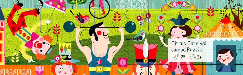 Circus Carnival Jumbo Jigsaw Puzzle