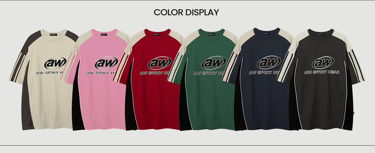 Vamtac Unisex Speedway Racing Tees oversized tee shirt men