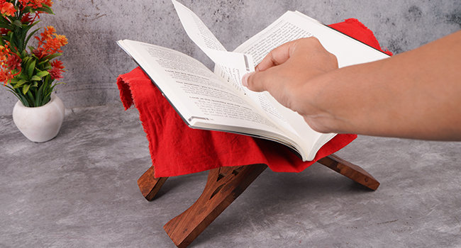 Wooden rehal, Quran stand, Quran stand, Wooden book holder, Islamic reading stand