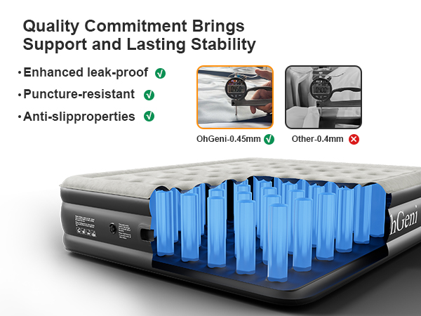 air mattress Support and Lasting Stability puncture-resistant Enhanced leak-proof