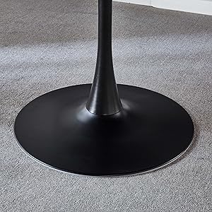 （kyo）新品　M.W.M READY Table2 Amazon.com - Sybrioka Mid-Century Modern Black Round Dining