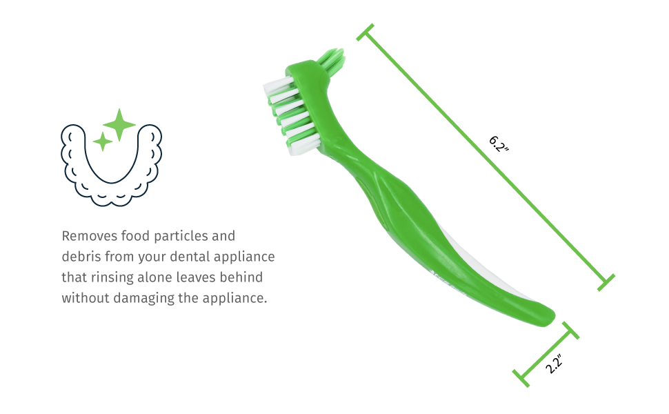 TCS Fresh Dental Appliance Cleaning Soft Bristle
