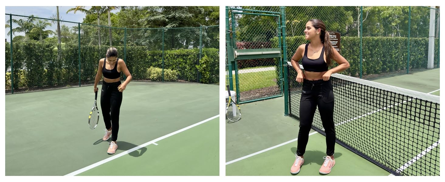 haowind jogger on tennis court