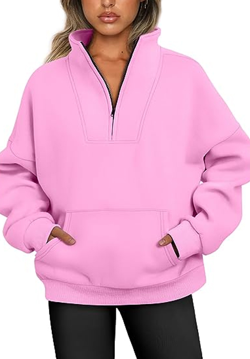 Womens Half Zip Pullover