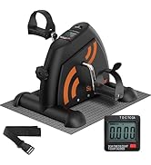 Under Desk Bike Pedal Exerciser: Sportneer Mini Exercise Bike Portable Peddler Sitting for Senior...