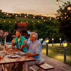 solar deck post lights