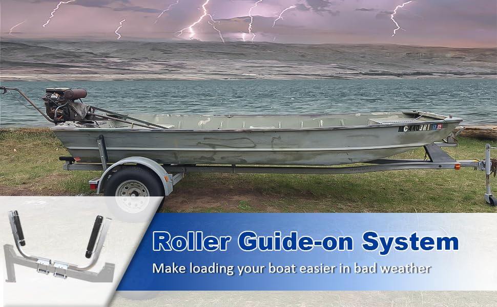 osemar Boat Trailer Side Guides, Roller Guide On System