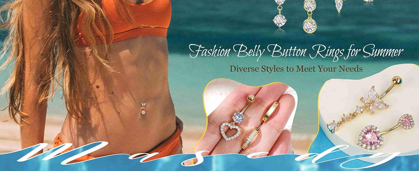 gold belly ring for women