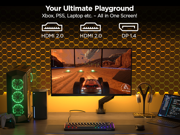Amazon.com: KOORUI 24.5 Inch Gaming Monitor 200Hz, 1ms, FHD