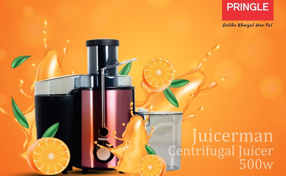 Pringle Juiceman Centrifugal Juicer 500 Watt Home and Kitchen