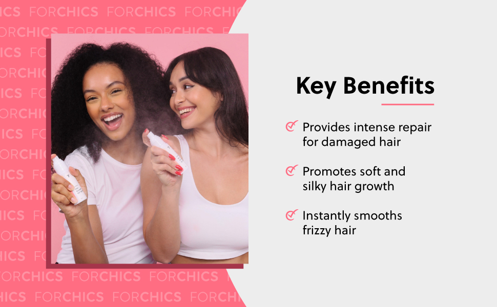 ForHair by ForChics NonGreasy Hair Growth Oil Spray Promotes Thicker Natural