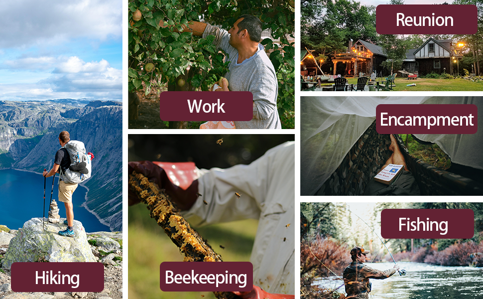 Description Picture 3 of itemAventik Anti-mosquito Jacket Outdoor Ultralight 2000 Mesh Hooded Bug Jacket Net Protective Shirt Insect Shield Camping Fishing