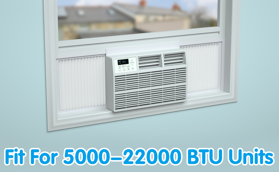 Air Jade Window Air Conditioner Side Panels, Extendable Up