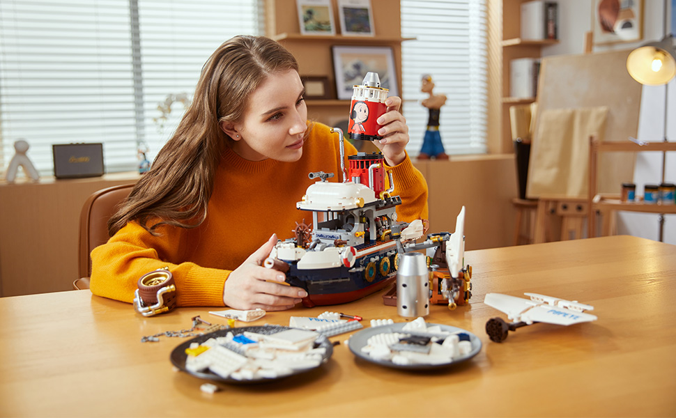 lego Building Sets for Adults Popeye Ship